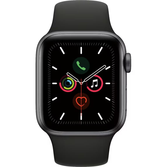 Refurbished Apple Watch Series 5 GPS 40MM & 44mm Smart Watch with 18 Hour Battery Life.