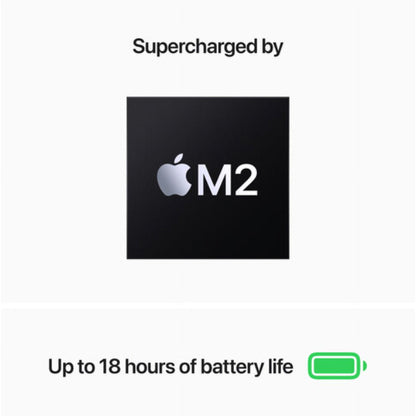 Refurbished 2022 Apple MacBook Air Laptop with M2 chip: 13.6-inch Liquid Retina Display, 16GB RAM, 256GB SSD Storage, Midnight