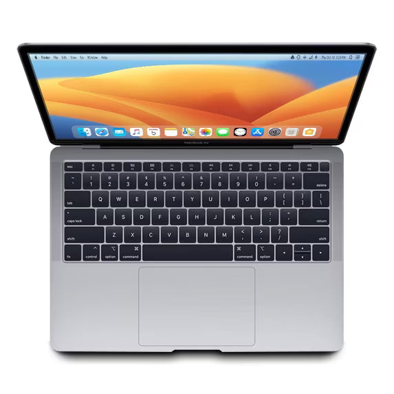 Refurbished Apple MacBook Air 13.3 inch Laptop - Silver, M1 Chip, Built for Apple Intelligence, 8GB RAM, 256GB storage