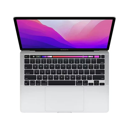 Refurbished Apple Macbook Pro 13.3-inch (10GPU, Silver) 3.5Ghz 8-Core M2 (2022) Laptop 256 GB Flash HD & 8GB RAM-Mac OS