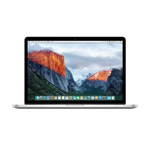 Refurbished Apple A Grade Macbook Pro 15.4-inch Laptop (Retina DG) 2.5Ghz Quad Core i7 (Mid 2015) MJLT2LL/A 256 GB SSD 16 GB Memory 2880x1800 Display macOS Sierra Power Adapter