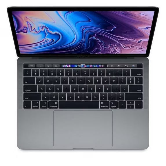 Refurbished Apple Macbook Pro 13.3-inch (Retina, Space Gray, Touch Bar) 2.4Ghz Quad Core i5 (2019) MV962LL/A 512GB SSD 8GB Memory Power Adapter Included