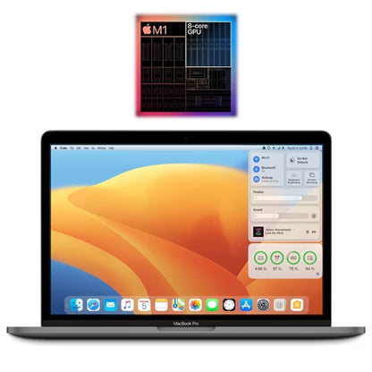 Refurbished 2020 Apple MacBook Pro 13.3" Core M1 3.2GHz 8-Core CPU/8-Core GPU 16GB RAM 256GB SSD Z11B000E3